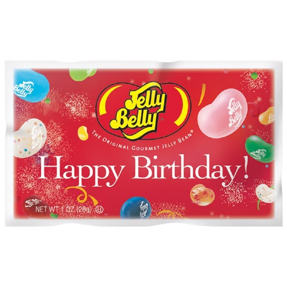 72534 1 Oz. Jelly Belly® Happy Birthday Assorted Flavors