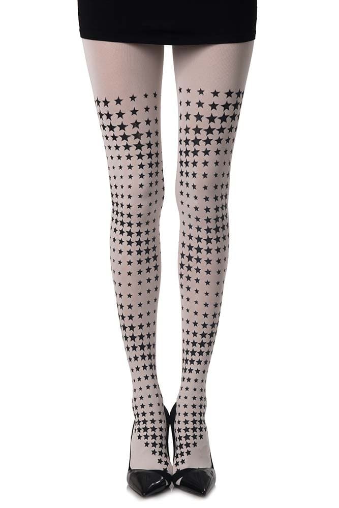 Cream Diamonds In The Sky Tights