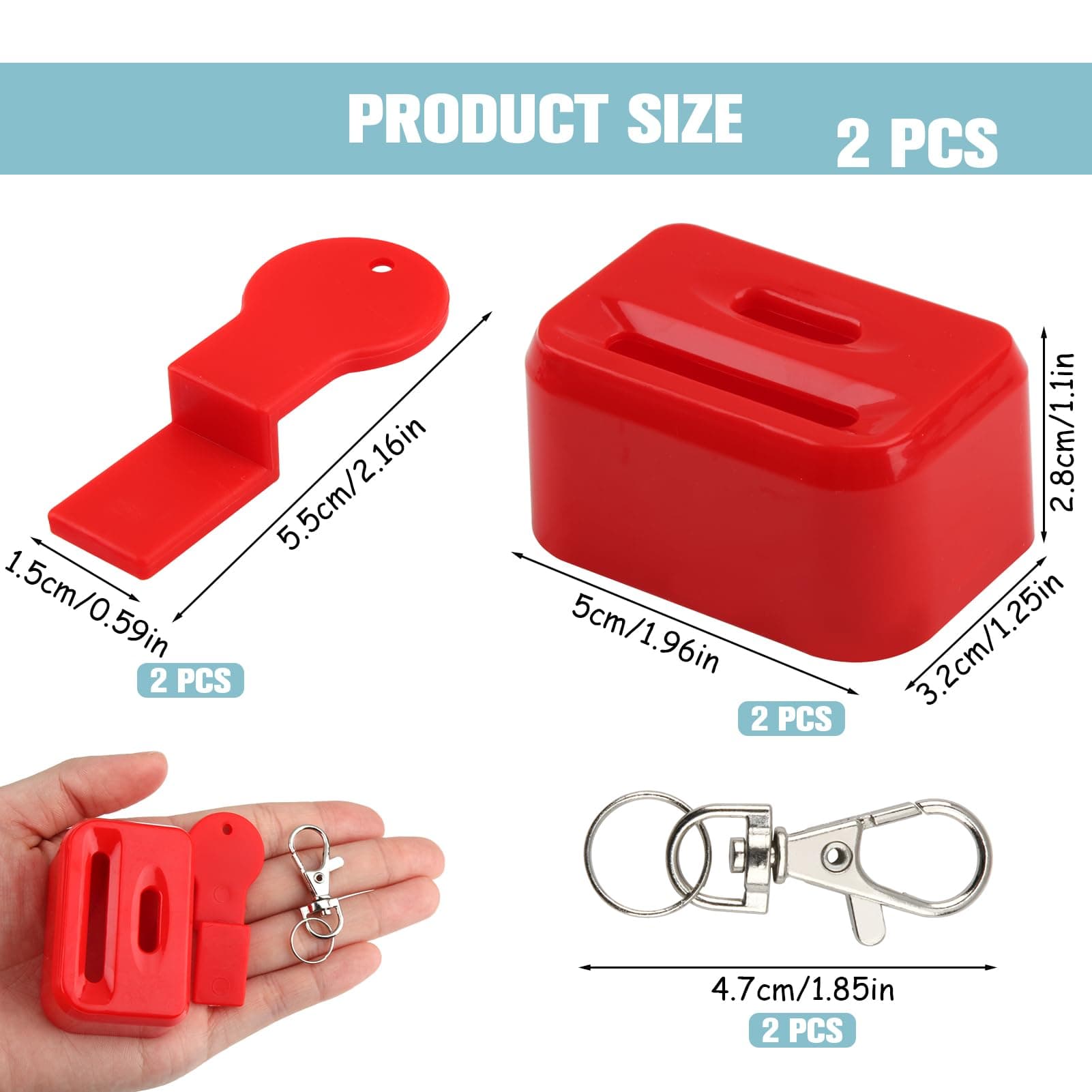 Seatbelt Clip Covers, 2 Sets Safety Seat Belt Clip for Kids Seat Belt Buckle Guard With Release Keychain Children Seatbelt Locks Car Belt Lock Guards Prevent Disabled Unbuckling Removing Seat Belt