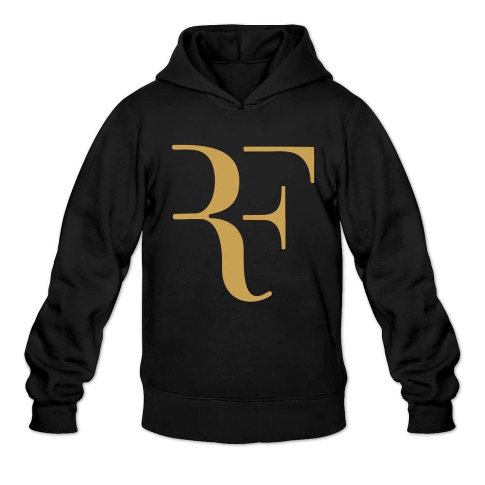SHFL Men's Roger Federer Logo Hoodie Black XL