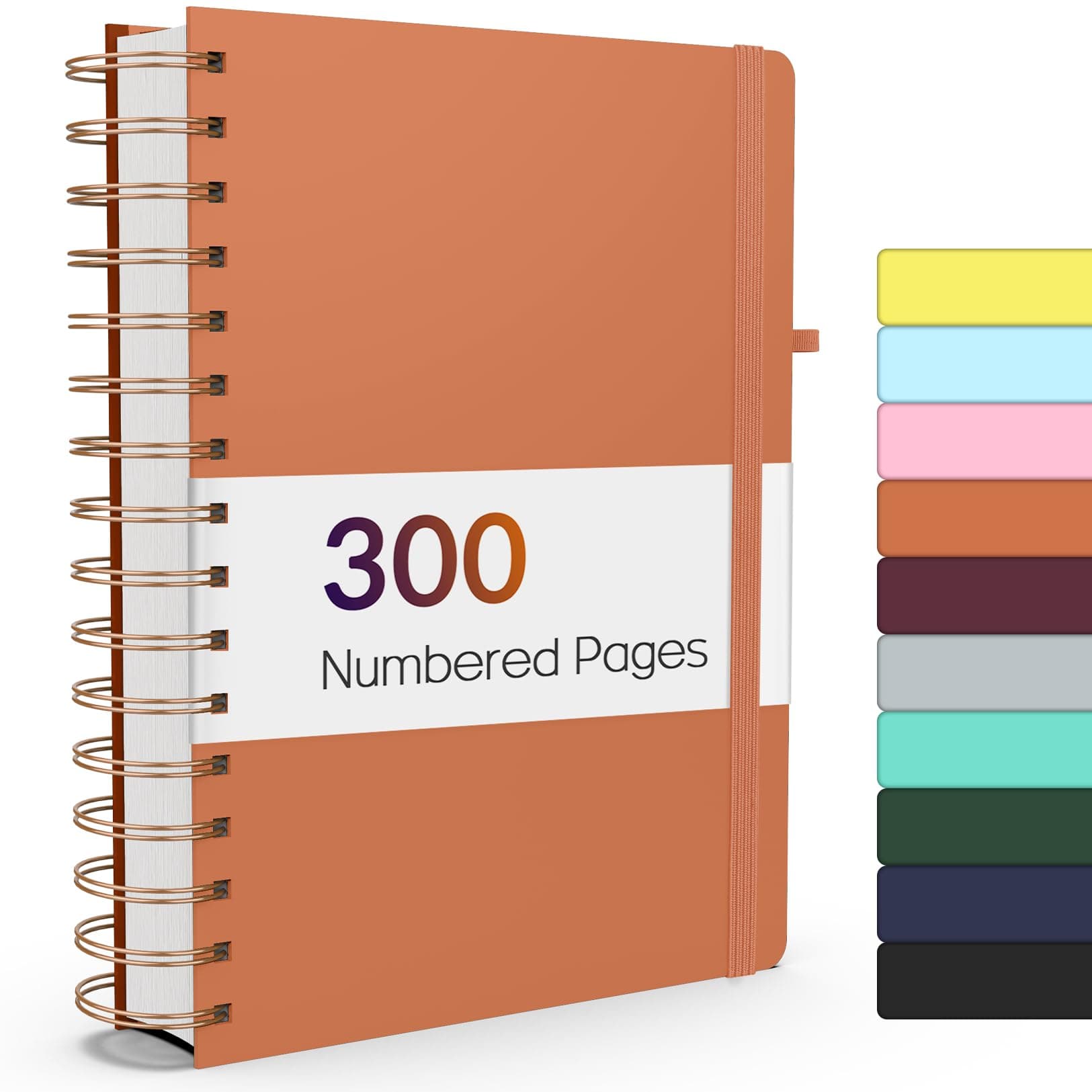 A5 Spiral Journal, Orange