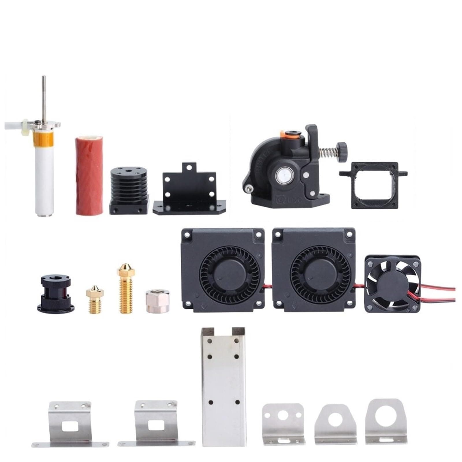 STD6 Ceramic Heating Core Maximum Continuous Flow, up to 95mm³/s Direct Drive Extruder STD6 Hotend 3D Printer CHC (Color : STD6 Orbiter v2.0)