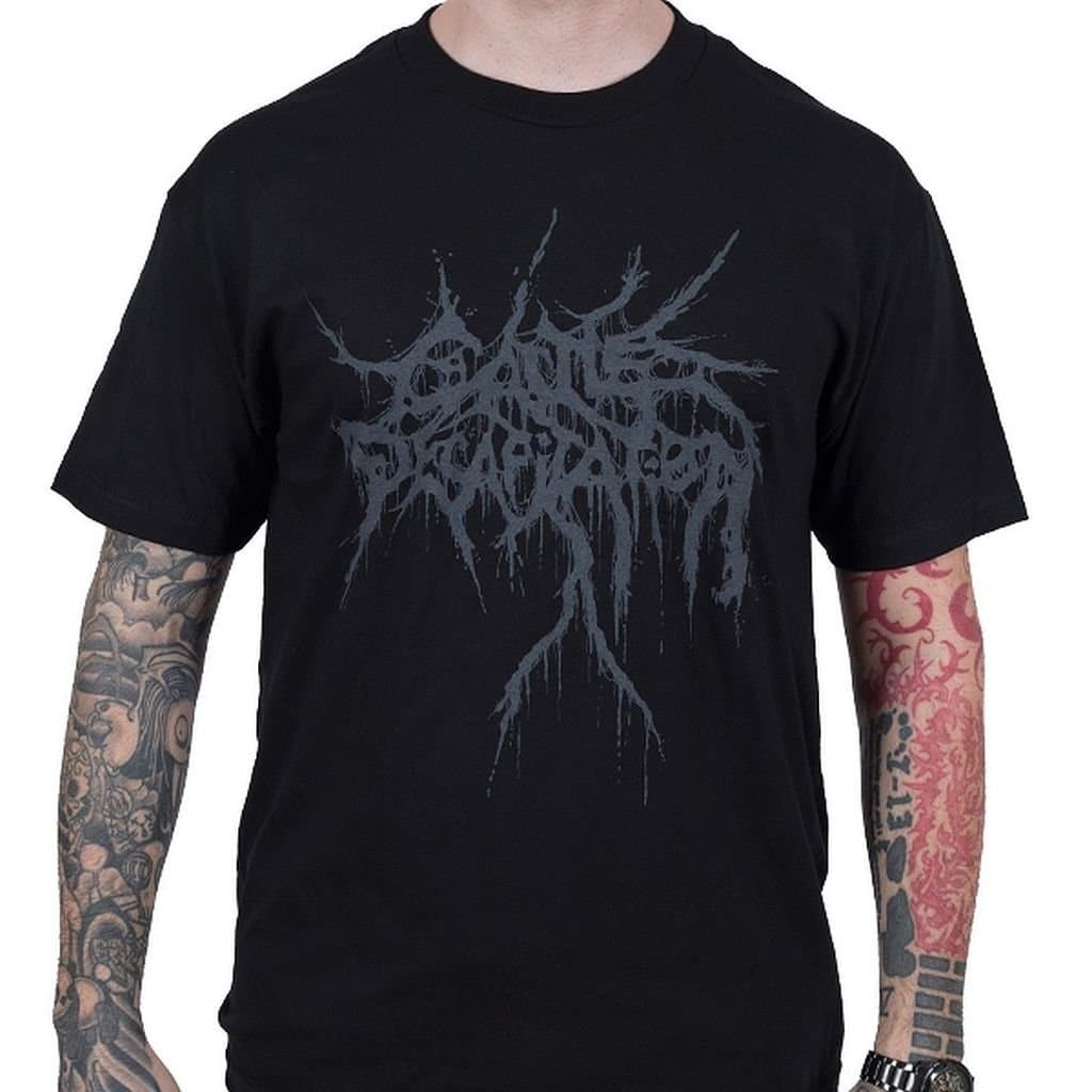 Cattle Decapitation Black on Black Logo T-Shirt