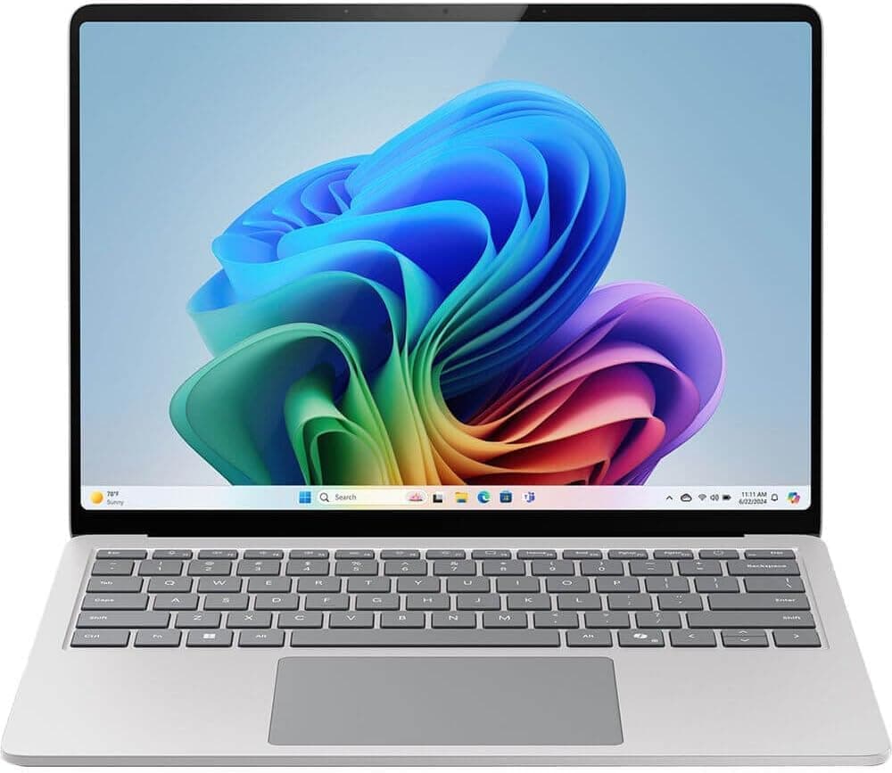 2024 Microsoft Surface Laptop 7th Edition, Copilot+ PC, 13.8in Snapdragon X-Plus 16GB RAM 256GB SSD Win 11H Platinum (Renewed)
