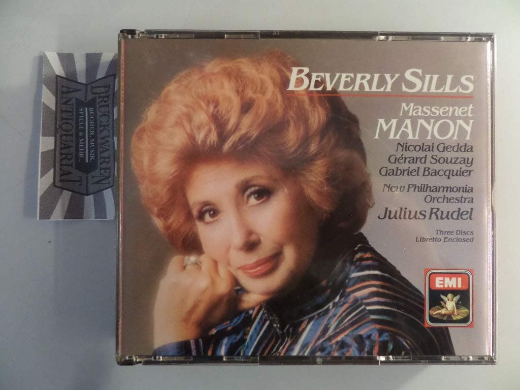 Manon / Beverly Sills, Gedda, Souzay, Bacquier; Rudel