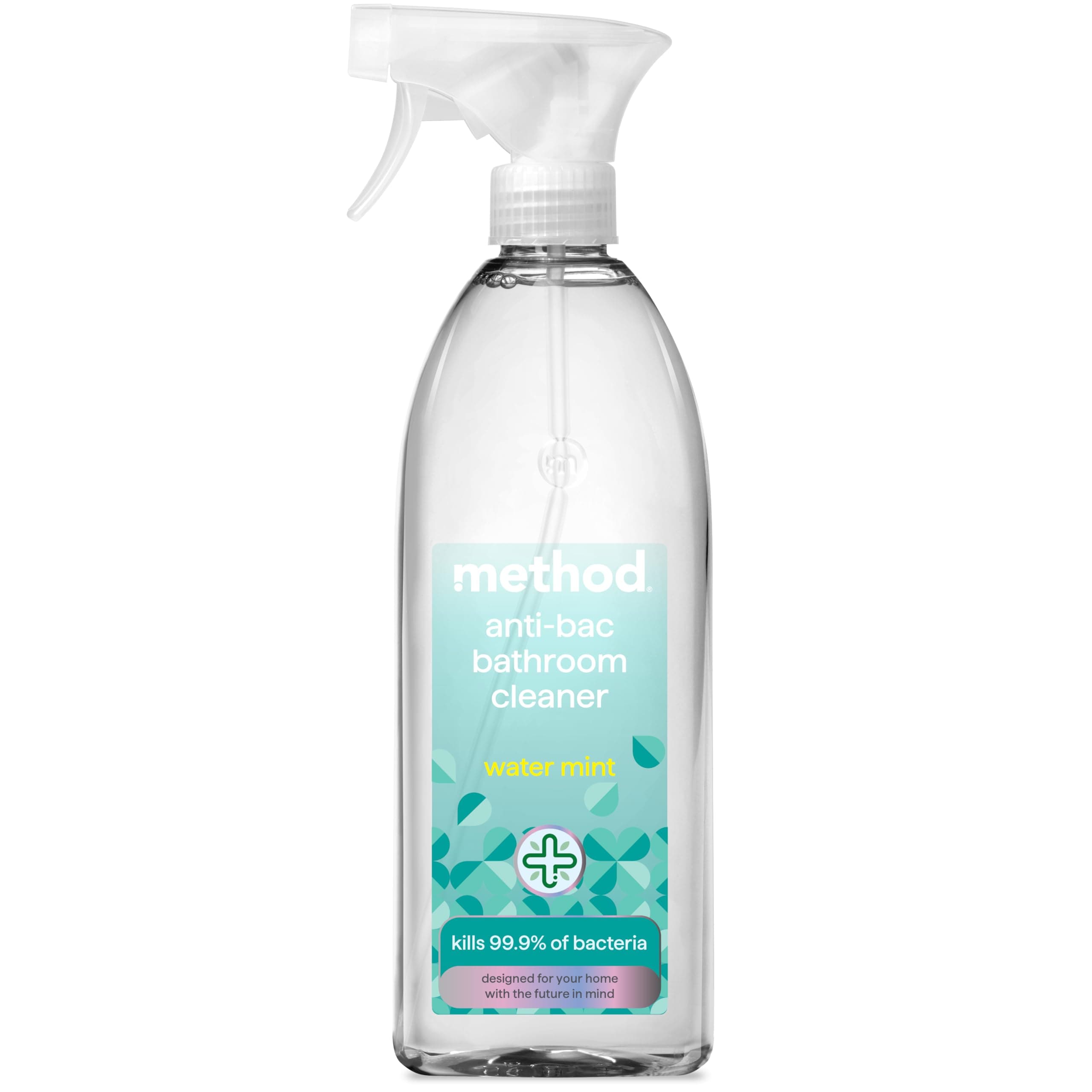 Antibacterial Spray Refill, Bathroom Cleaner, Powerful Formula Kills 99.9% of Bacteria, Water Mint Scent, Pack of 1, 1 x 828 ml