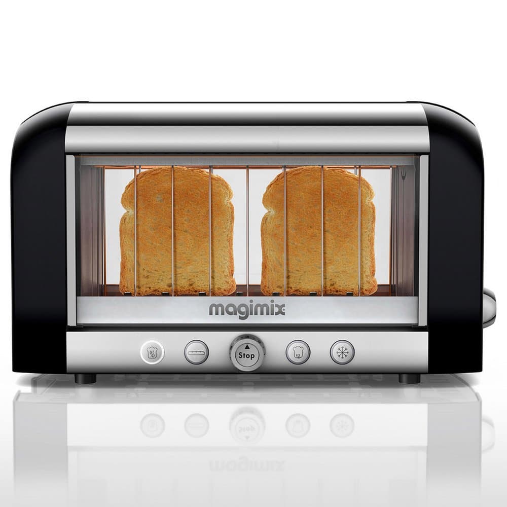 Magimix Colored Vision Toaster: Black