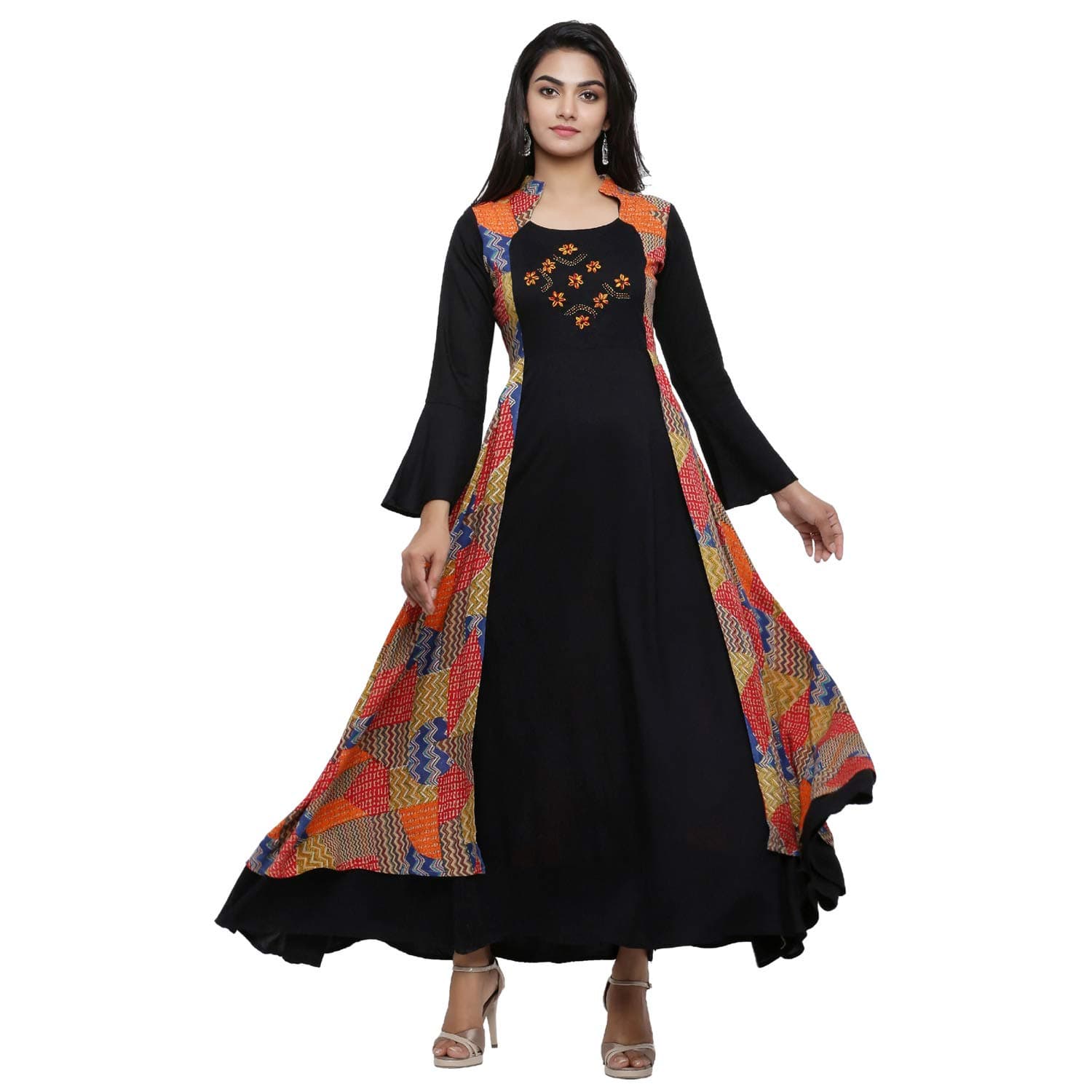 Women Rayon Regular Kurta