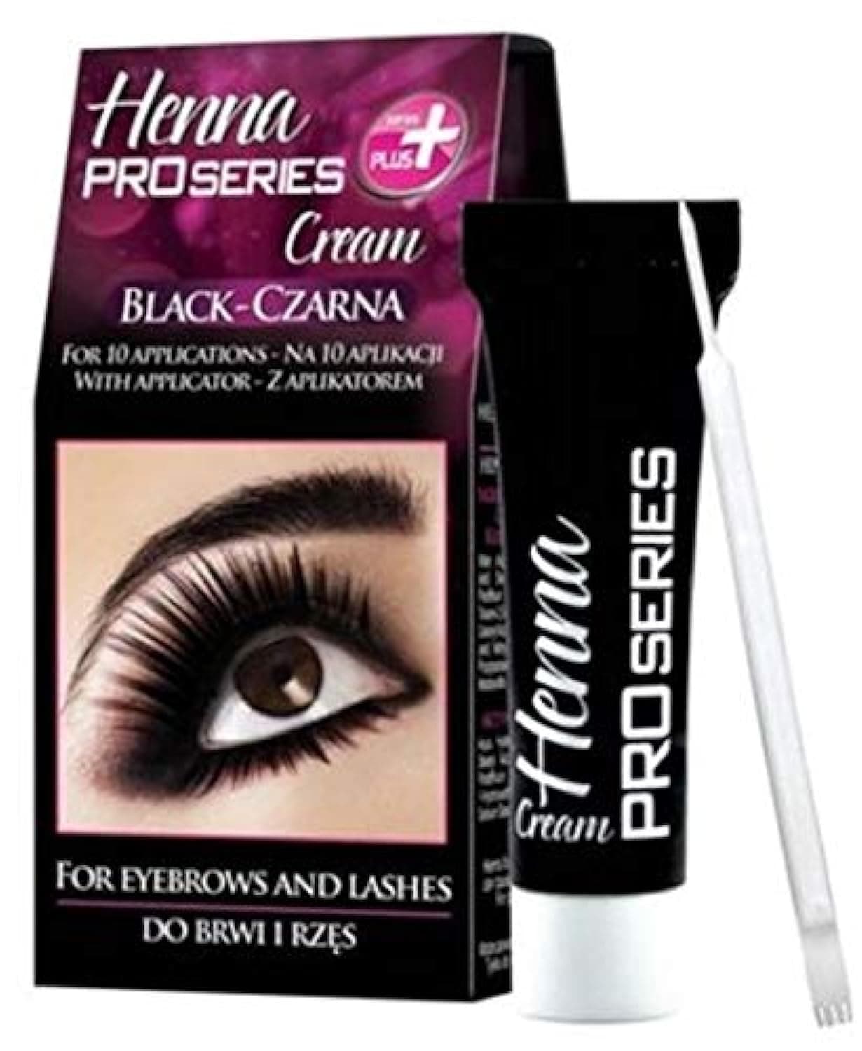 VERONAPRO SERIES HENNA CREAM FOR EYEBRWS & LASHES TINT - BLACK