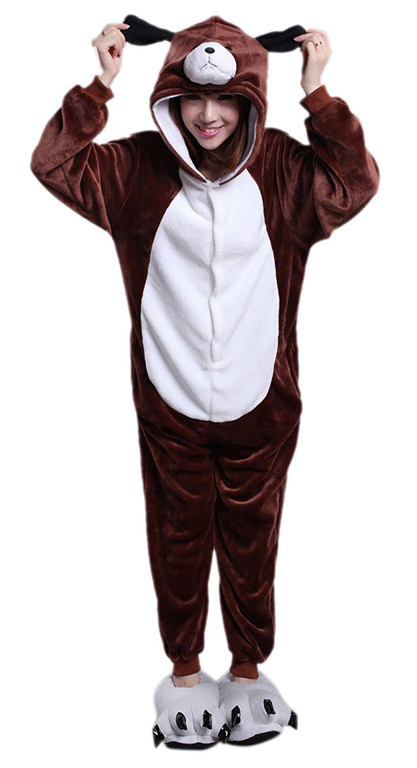 Unisex-Adult Christmas Onesie Pajamas Halloween Cosplay Costume