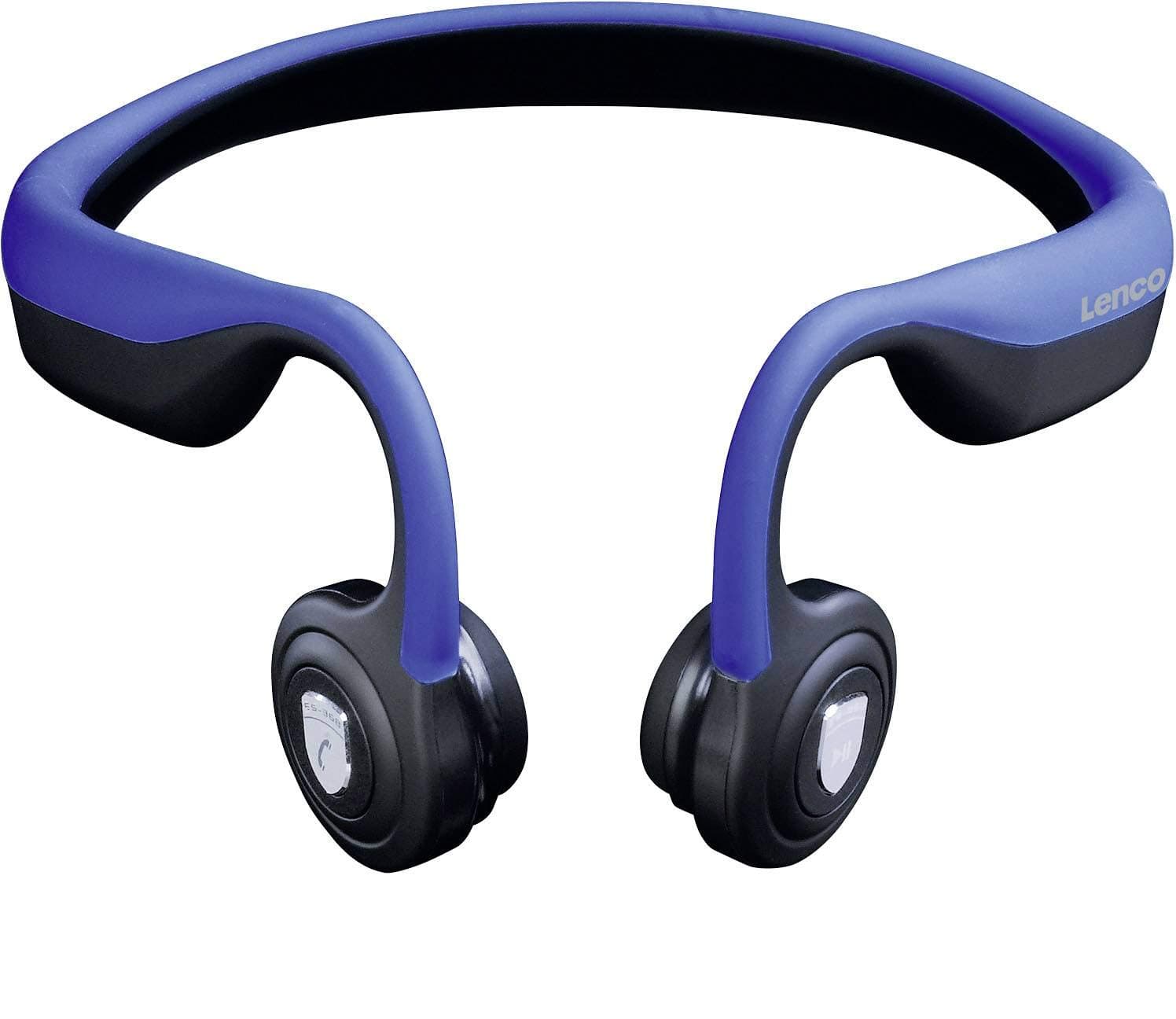 LencoBCH-1000 Bluetooth Headphones with Bone Sound - Bone Conduction - Bluetooth V.5.0 - IPX5 Waterproof - Battery with 200 mAh Capacity - Up to 8 Hours Playtime - Blue