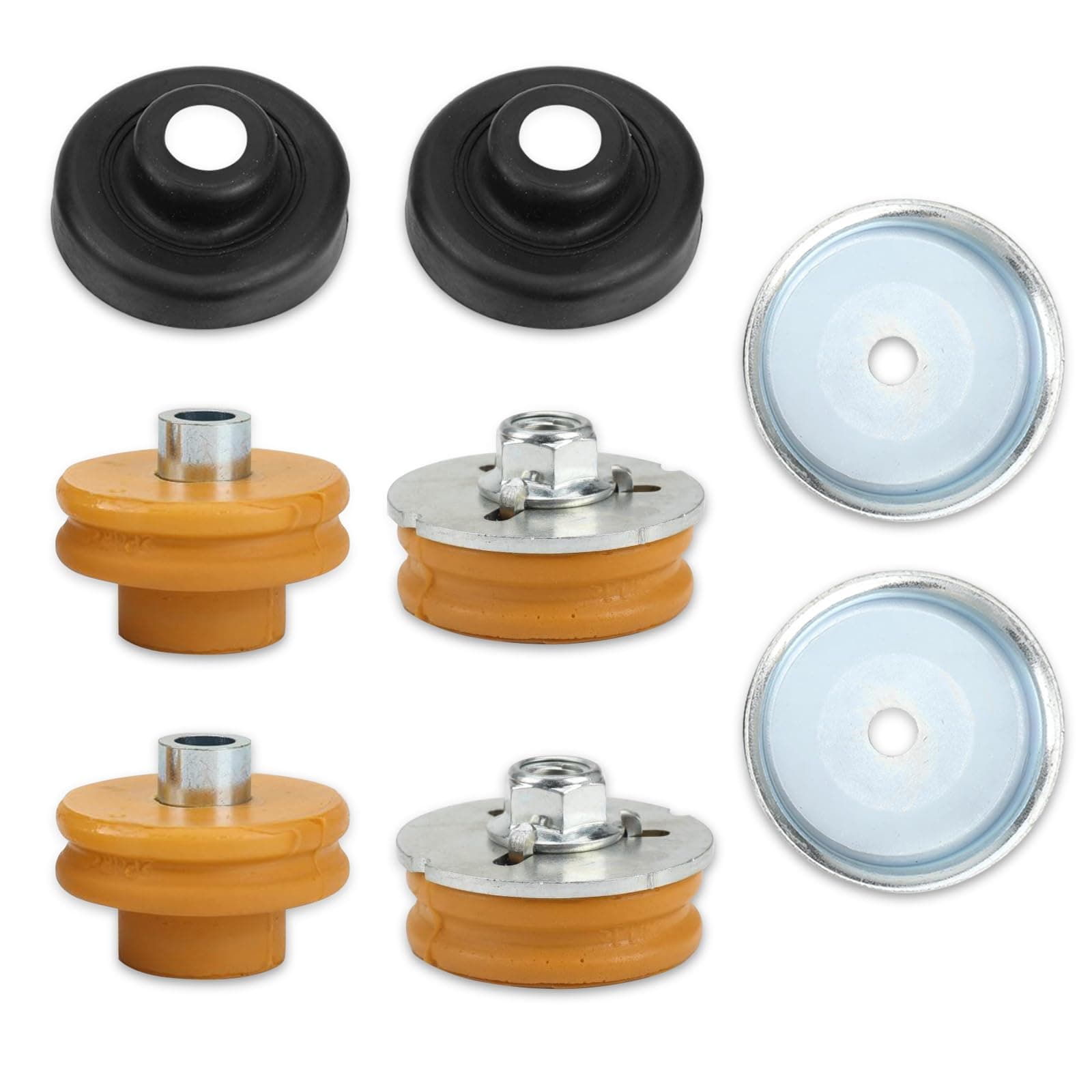 Rear Shock Absorber Suspension Top Strut Mount with Grommet Plate Replacement for BMW 1 3 Series X1 E81 E82 E84 E87 E88 E90 E91 E92 E93 33506771737