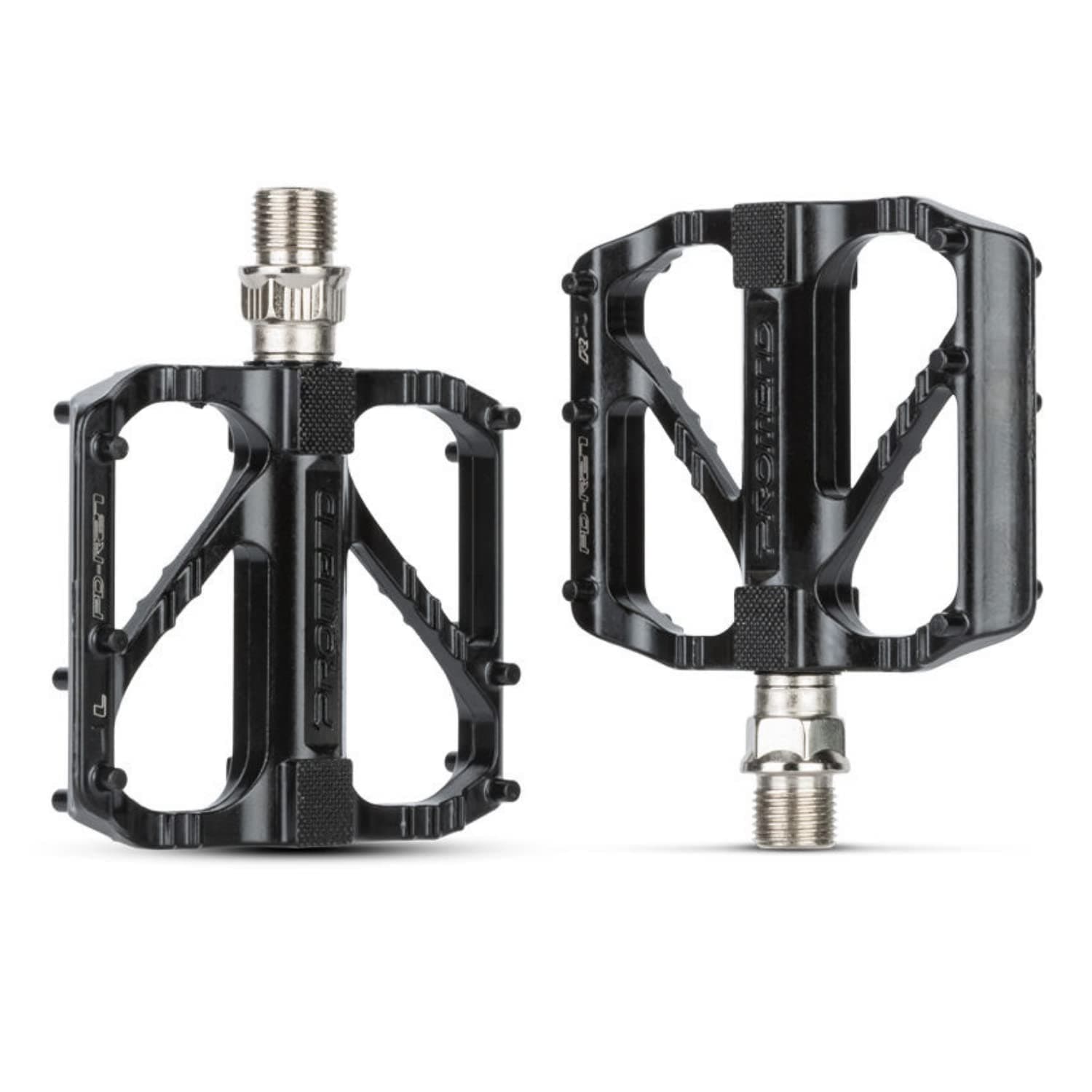 Aluminium Alloy DU Bearing Lightweight Bicycle Pedals With12 Anti-Skid Pins for Road Mountain BMX MTB Bike (PD-R27)