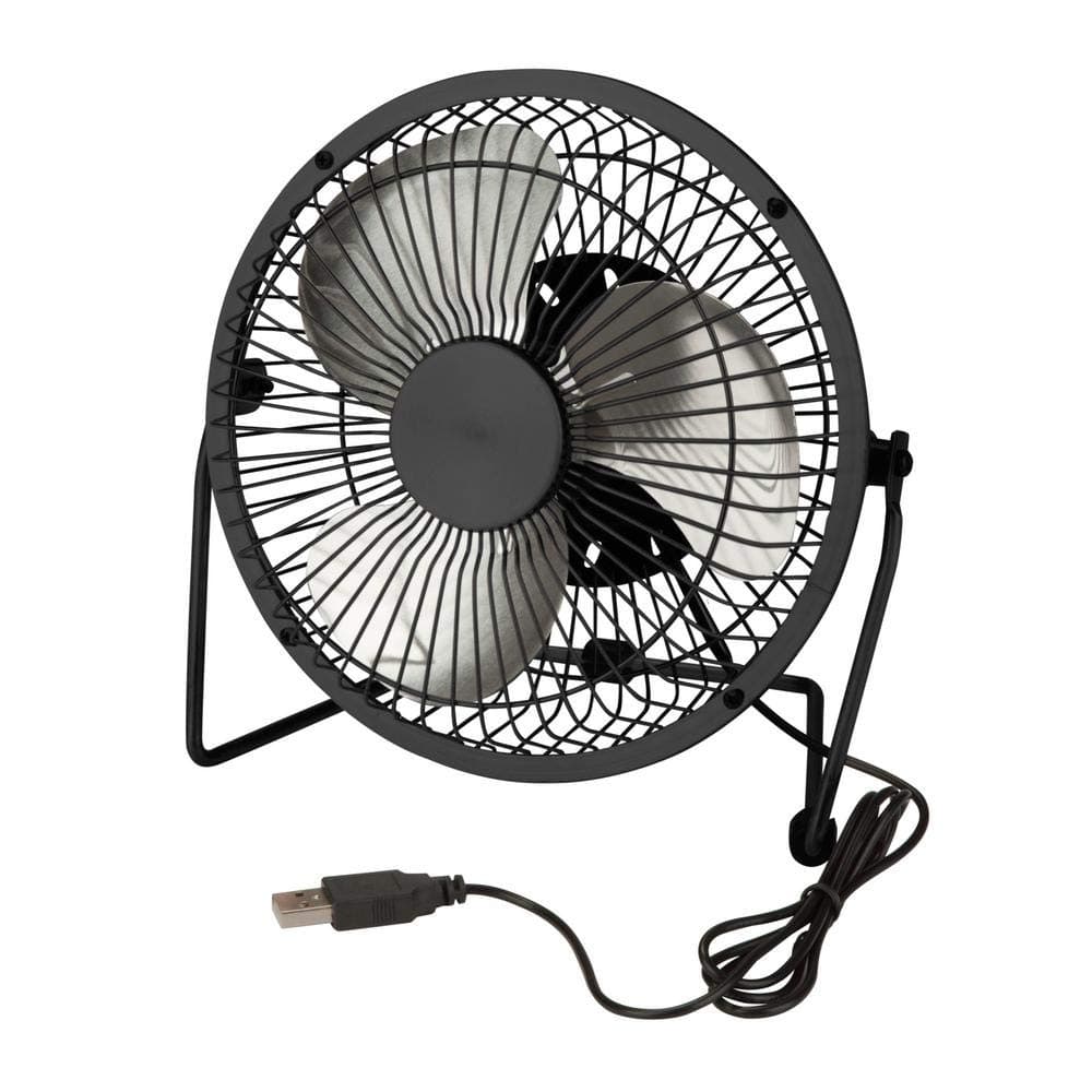 Lettuce Eat7.5" INCH MINI PORTABLE USB DESK FAN SMALL COOLING FAN HOME OFFICE SUMMER METAL
