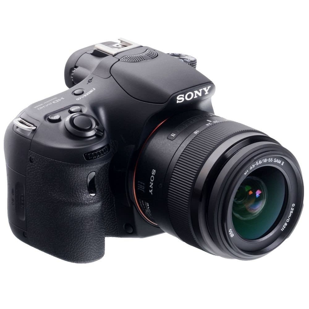 Sony Alpha A58 Translucent Mirror Interchangeable Lens Camera with 18-55mm Lens (20MP) Black