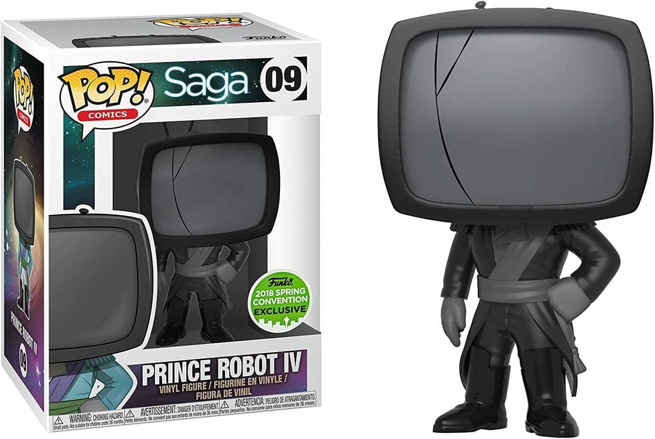 Pop! Comics Saga Prince Robot IV #9 (Mourning) VInyl Figure Emerald City Comic Con 2018 Exclusive