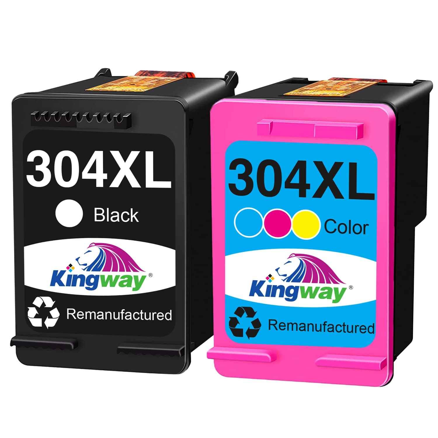 304XL Ink for HP 304 304XL Ink Cartridges for HP Envy 5010 5020 5030 5032 Deskjet 2620 2622 2630 2632 2633 2634 3720 3730 3733 3735 3750 3760 3762 3764 (Black Colour, 2-Pack)