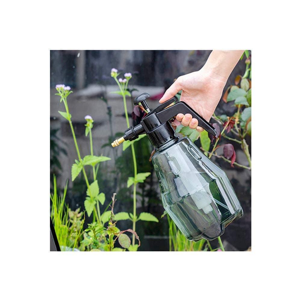 Vintage Style Spray Bottle Water Mister & Spray Bottle for Plants & Gardens Adjustable Pressure Nozzle Hand-held Pump Pressure Garden Sprayer 1.5 Liter (Gray)
