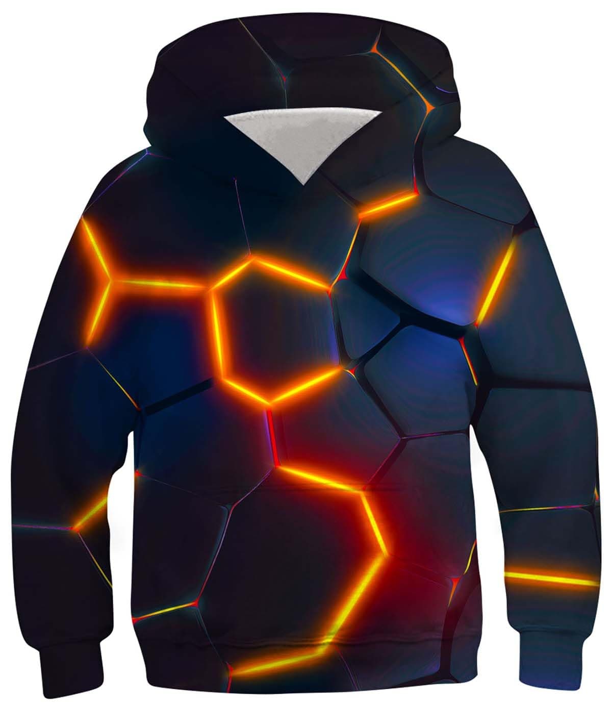 Boys Hoodies 6-16 Years Boy Cool Sweatshirts for Kid 3D Prints Pullover