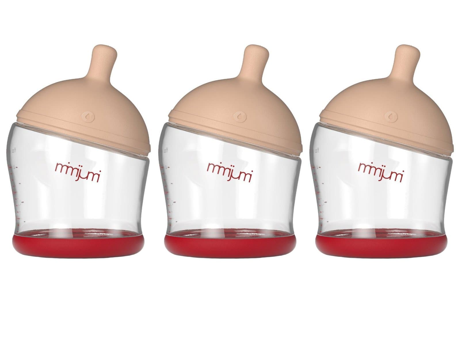Mimijumi Breastfeeding Baby Bottle, 3 Pack - 4 oz.