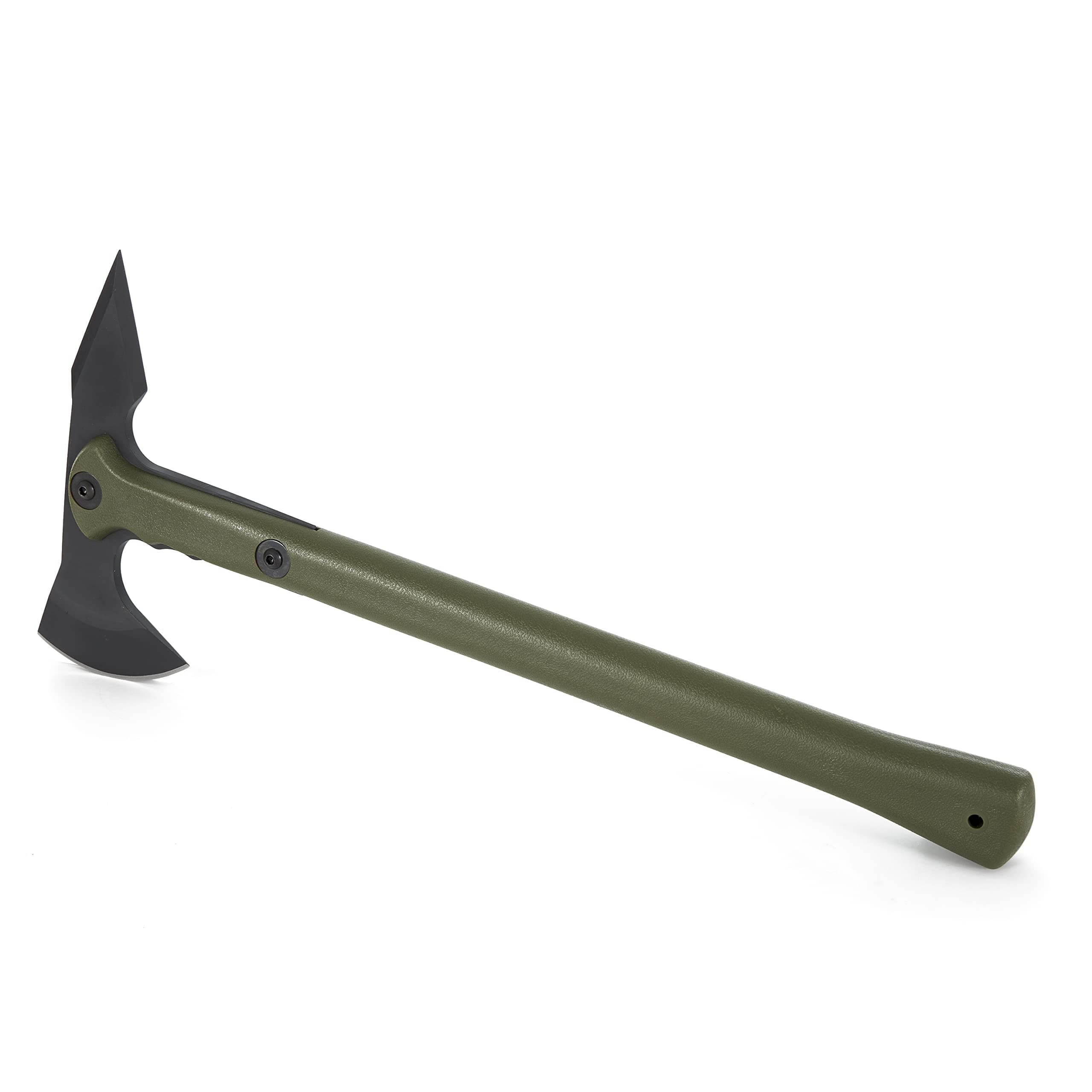 Drop Forged Tomahawk Survival Hatchet - Great for Camping, Survival, Outdoors and Chopping Wood, Trench Hawk - OD Green