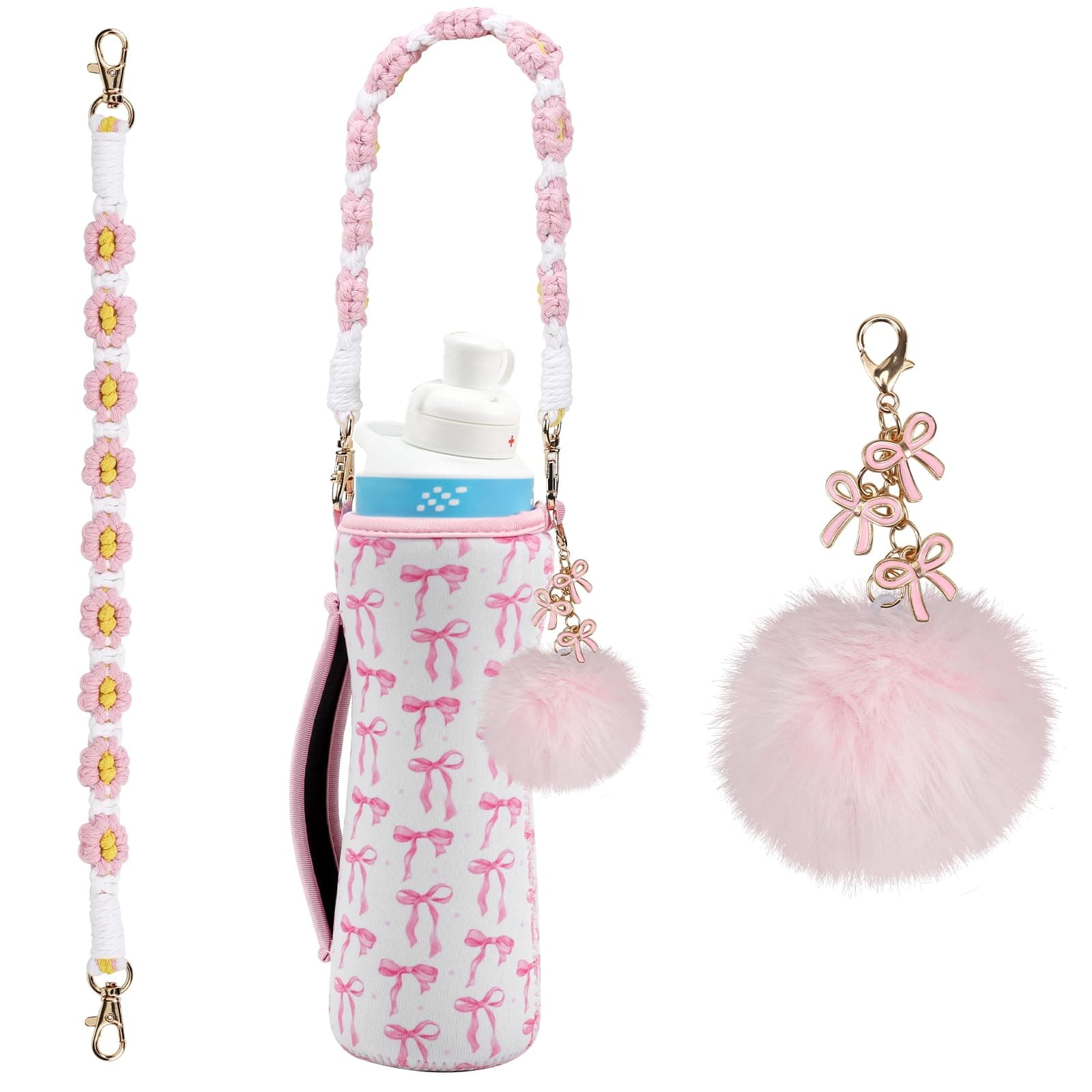 Upgrade Your Hydration Experience with Cirkul Accessories: Sleek Cirkul Water Bottle Sleeve, Stylish Cirkul Charms, Durable Straps, Handy Bottle Handle & More