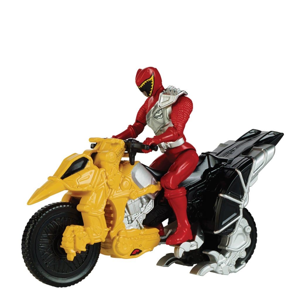 Power Rangers Dino Charge Dino Cycle with 5 Inch Red Ranger Action Figure