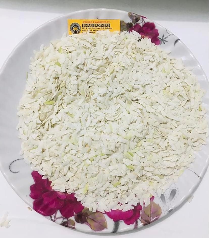 Bhagalpuri Katarni Chuda Poha 900 Grams| 100% Naya Kutti Natural, Freshly Packed, Rich in Aroma & Taste | Dahi Chura, Chura Pulav | Jagdispuri Pure Katrni origin by "Bihari Brothers"