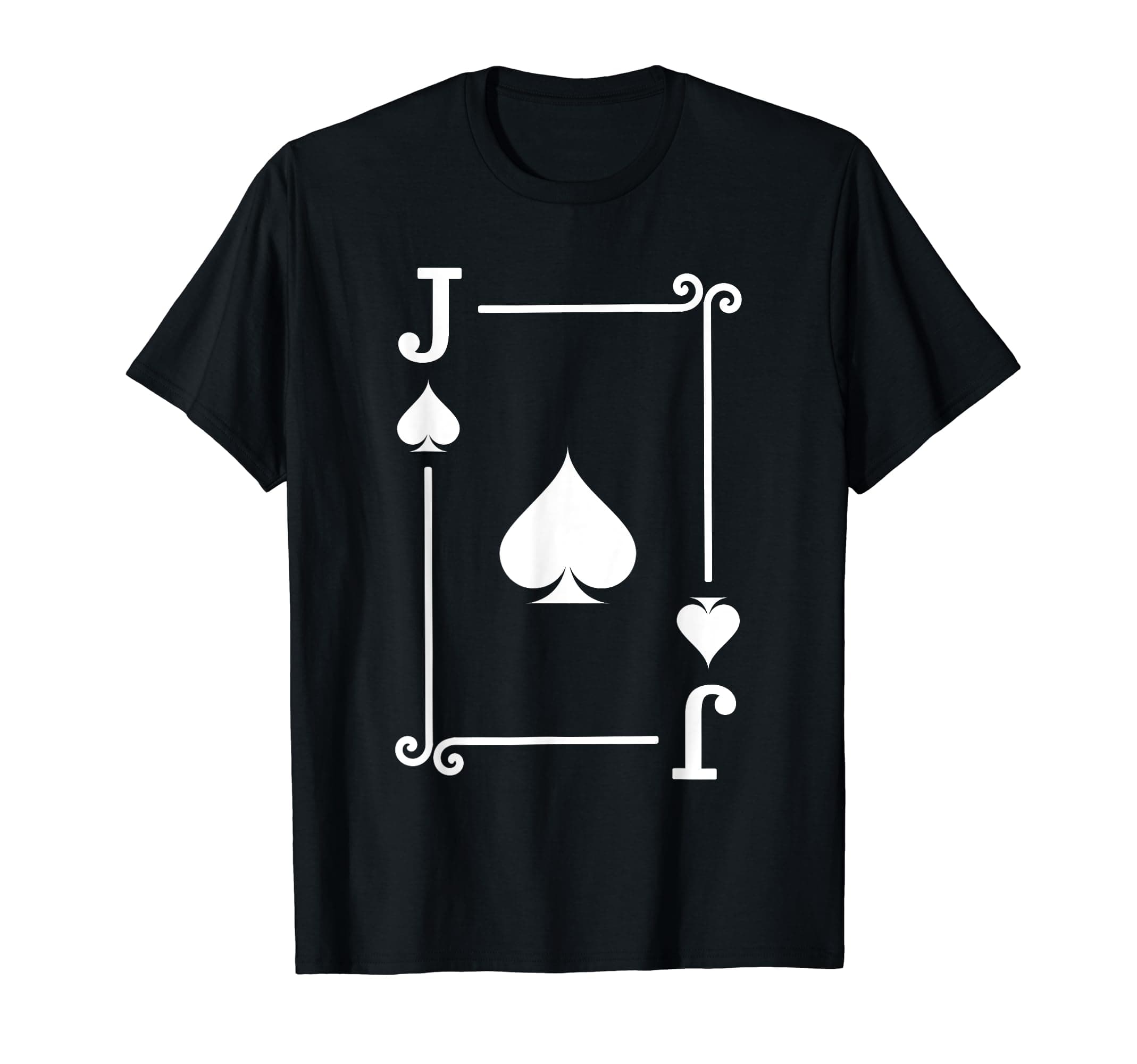 Playing Card Costume TeesPlaying Cards Costume - Jack Card Spades - Jack Card T-ShirtOEKO-TEX STANDARD 100