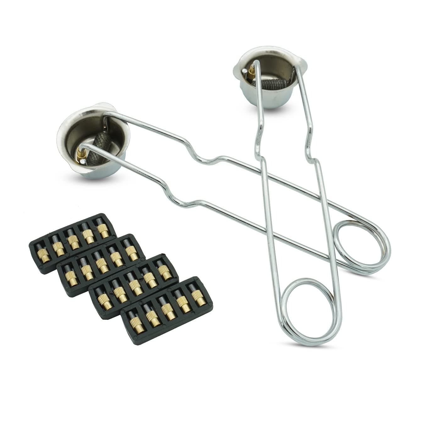 GUTIMORE Single Flint Striker Spark Lighter for Torch 2PC with 20 Extra Flint Replacements, for Welding, brazing and Soldering.