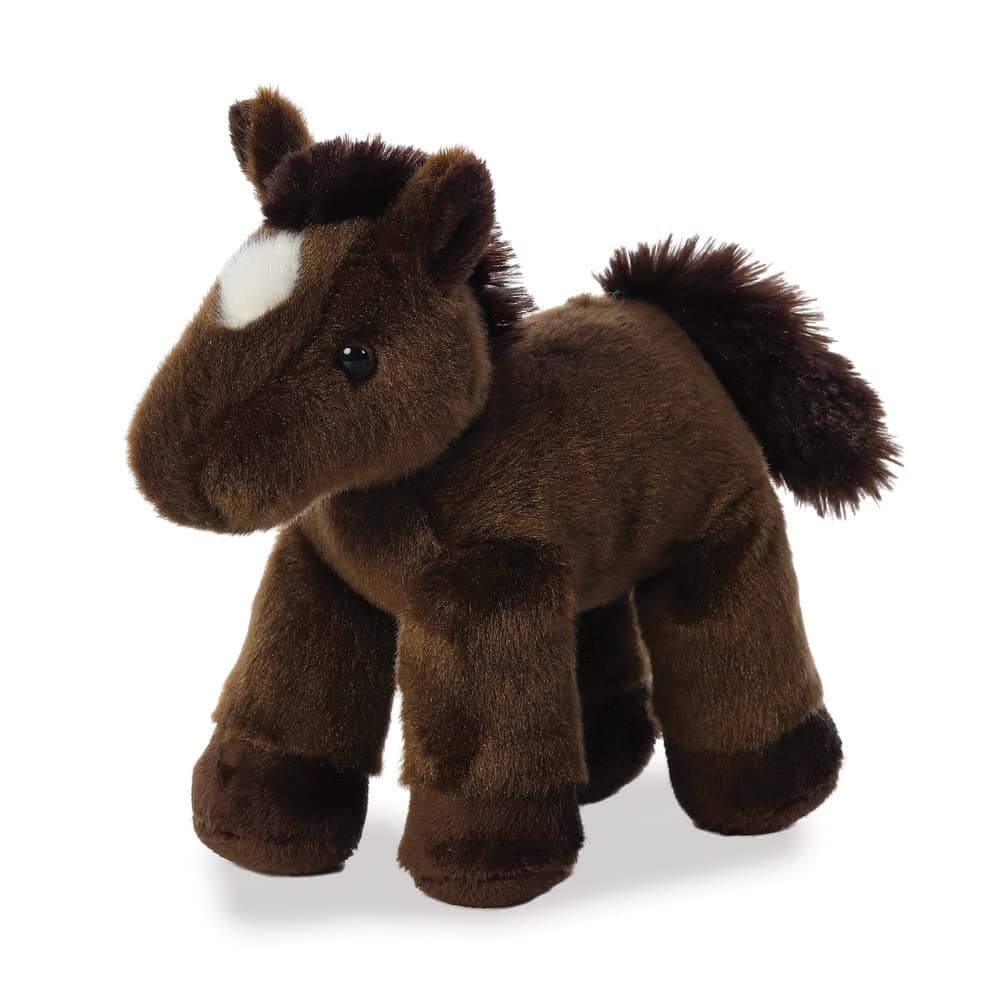 World 16486 Mini Flopsies Chestnut Horse Toy,Brown,8-Inch