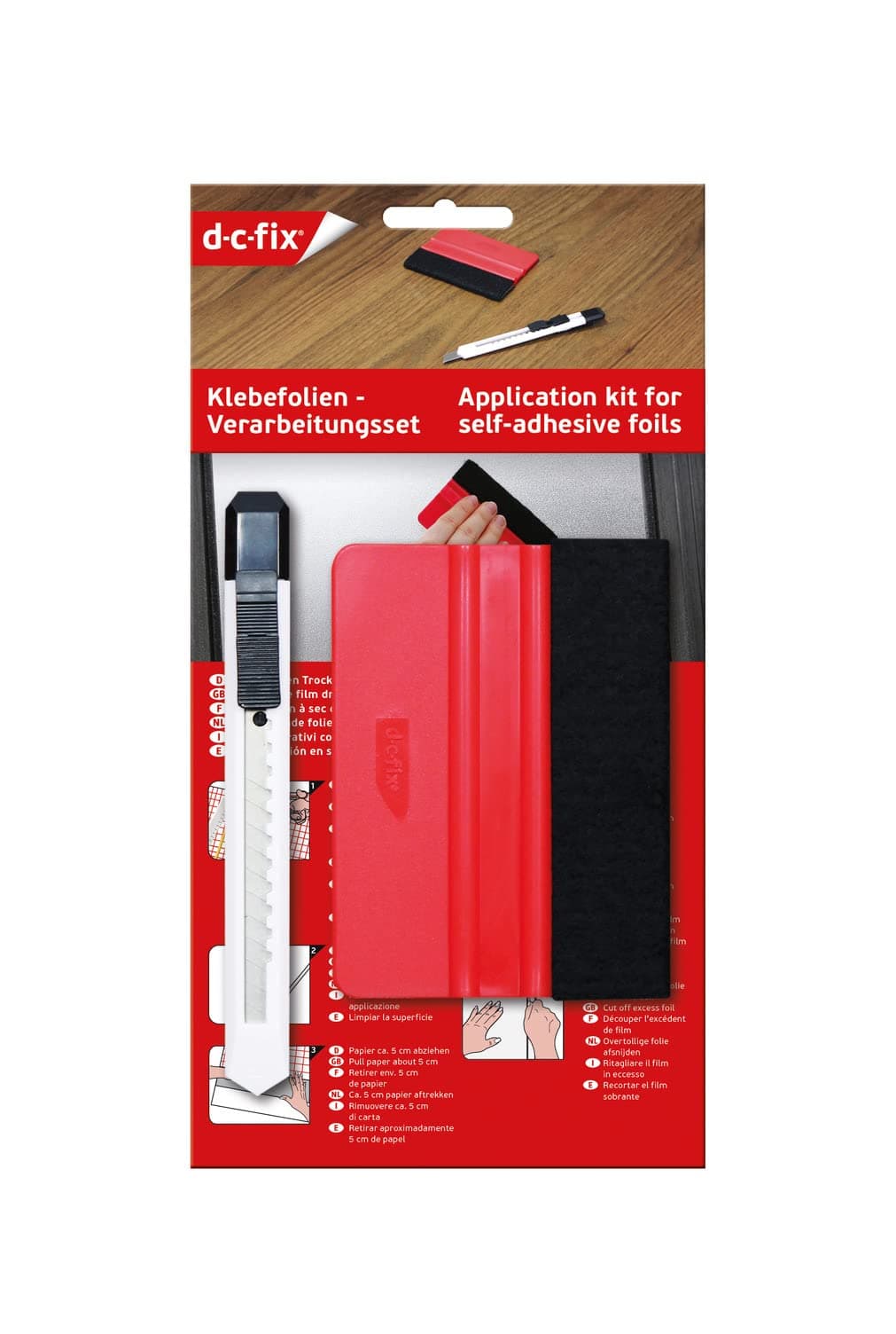 vinyl wrap tool kit - squeegee & cutter - application for sticky back plastic, window film, car wrapping, peel and stick wallpaper