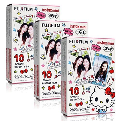 Fujifilm Instax Mini Hello Kitty Instant 30 Film for Fuji 7s 8 25 50s 70 90 / Polaroid 300 Instant Camera/Share SP-1 Printer