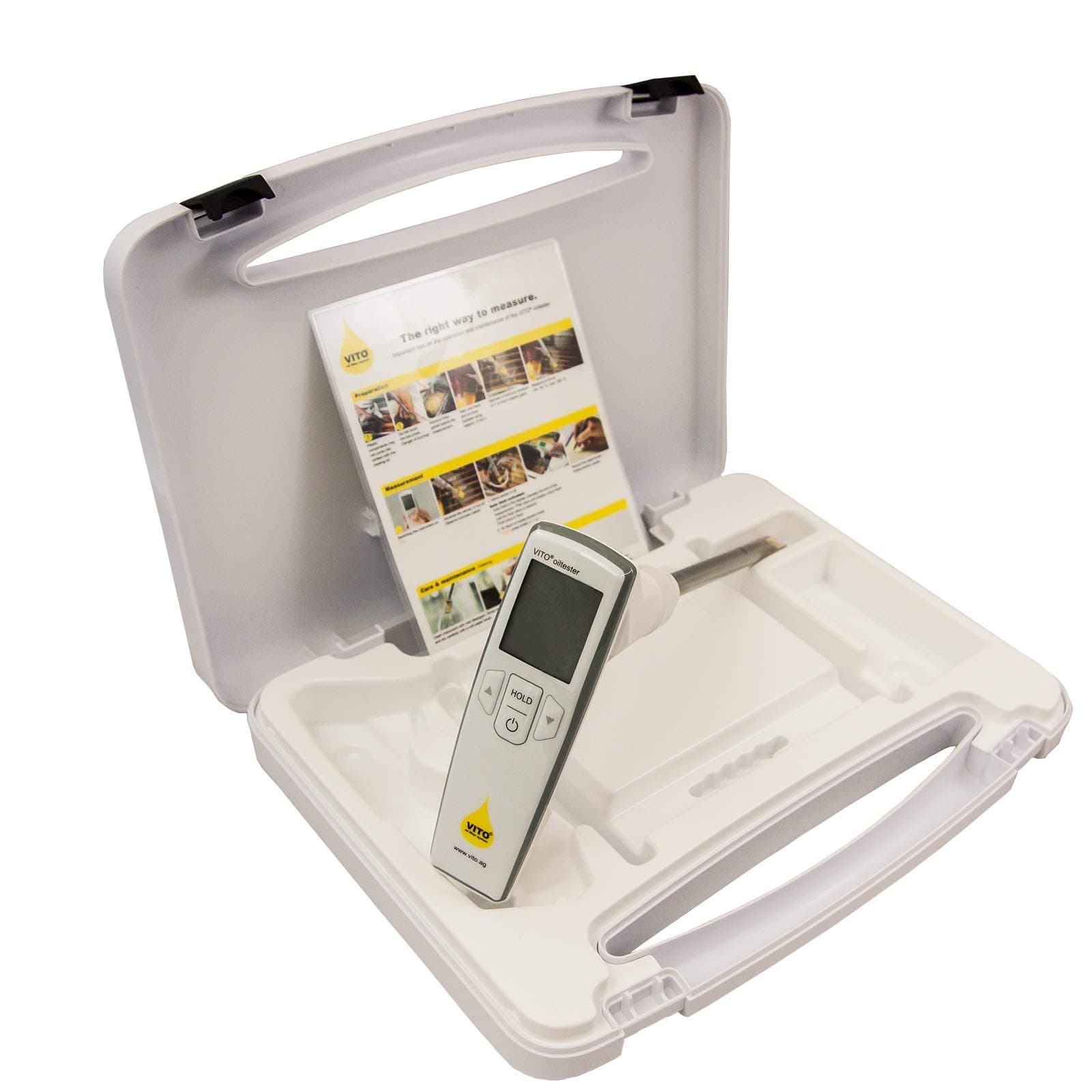 VITO oiltester - Frying Oil Tester - Oil Test kit, White