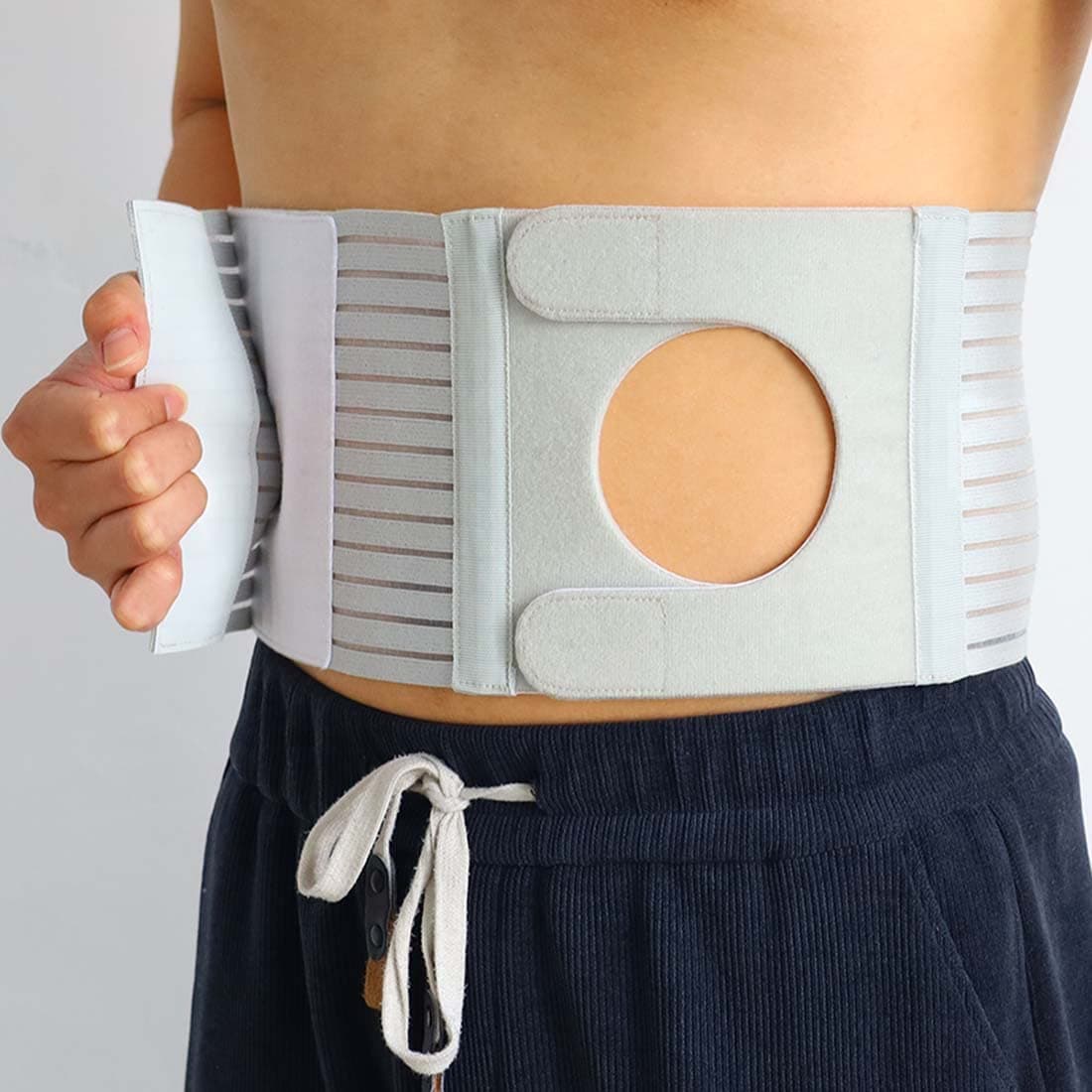 Abdominal Medical ostomy belt, Adjustable Stoma support belt Portable ileostomy colostomy belt,Universal Ostomy belt helps protection ostomy bag