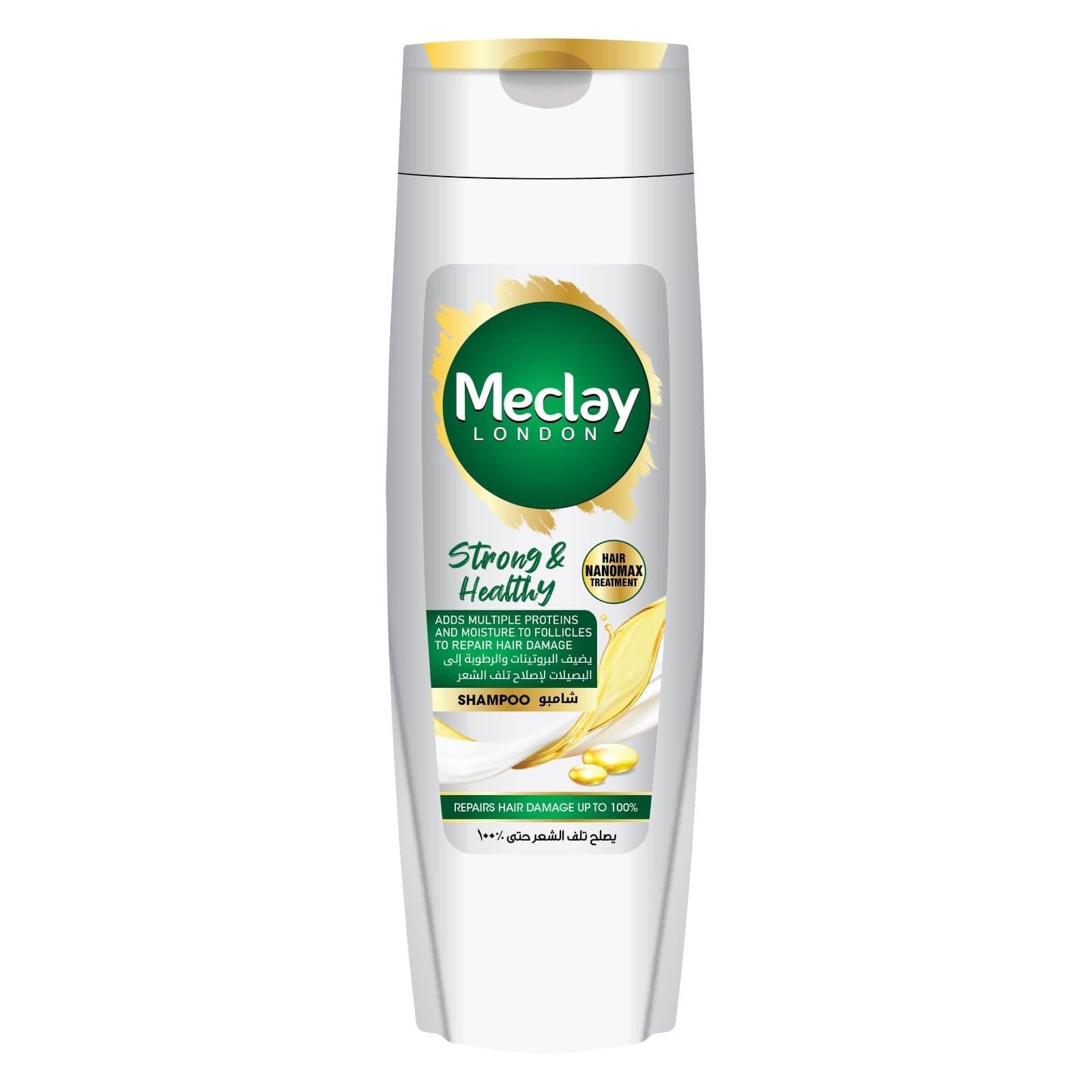 Meclay London Strong & Healthy Sulfate Free Shampoo 185ml