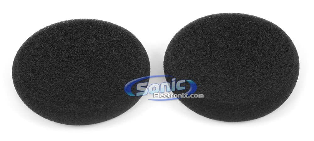 Genuine Sennheiser Original Foam Ear Cushions PX 80, PX 100, PX 100-II, PX 100-IIi, PMX 100, PC 131 Replacement Headphone Earpads, 1-Pair Black Ear-Pads (089331 / H-89331)