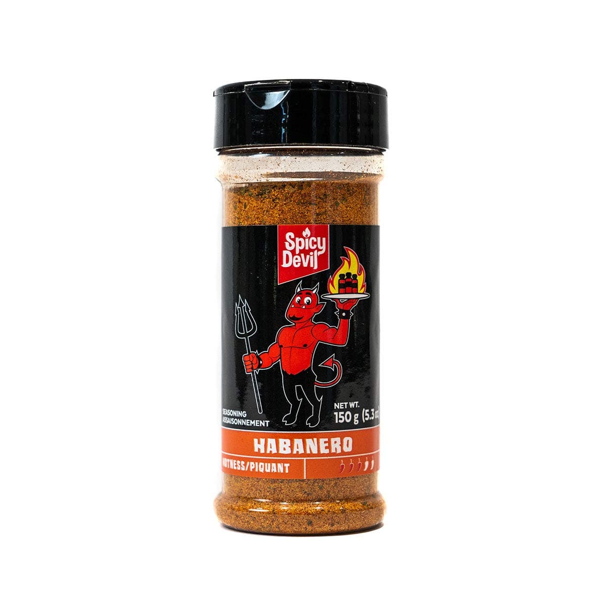 Spicy Devil Habanero Seasoning | Medium Blend of Spices and Habanero | Low-Calorie | Gluten-Free | Vegan & Vegetarian | Keto & Paleo