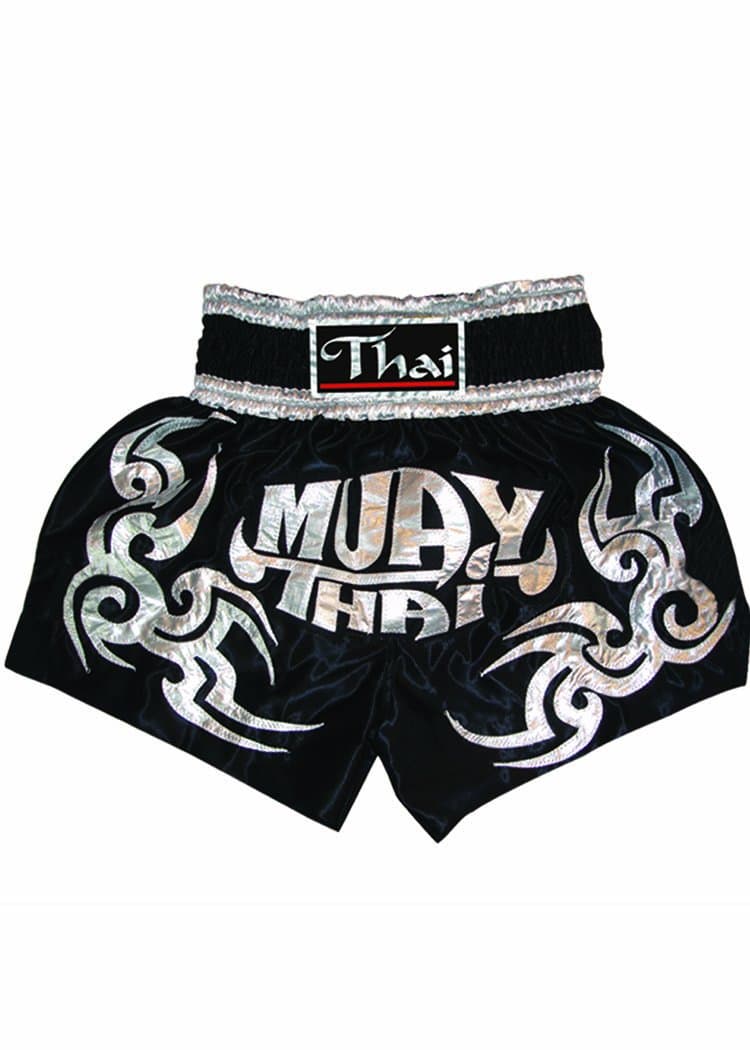 Woldorf USAWoldorf Muay Thai Shorts in Special Cut Black