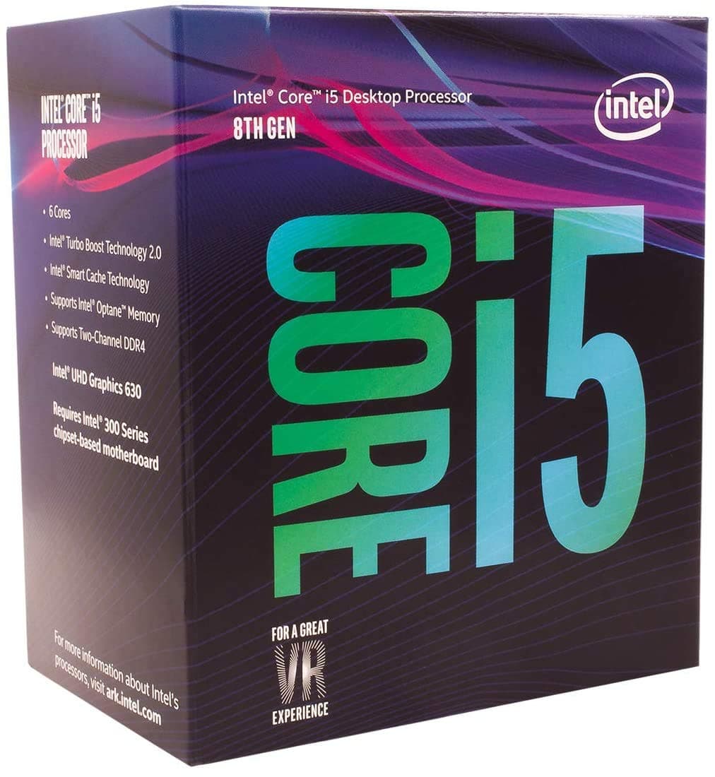 Core i5-8400 Desktop Processor 6 Cores up to 4.0 GHz LGA 1151 300 Series 65W