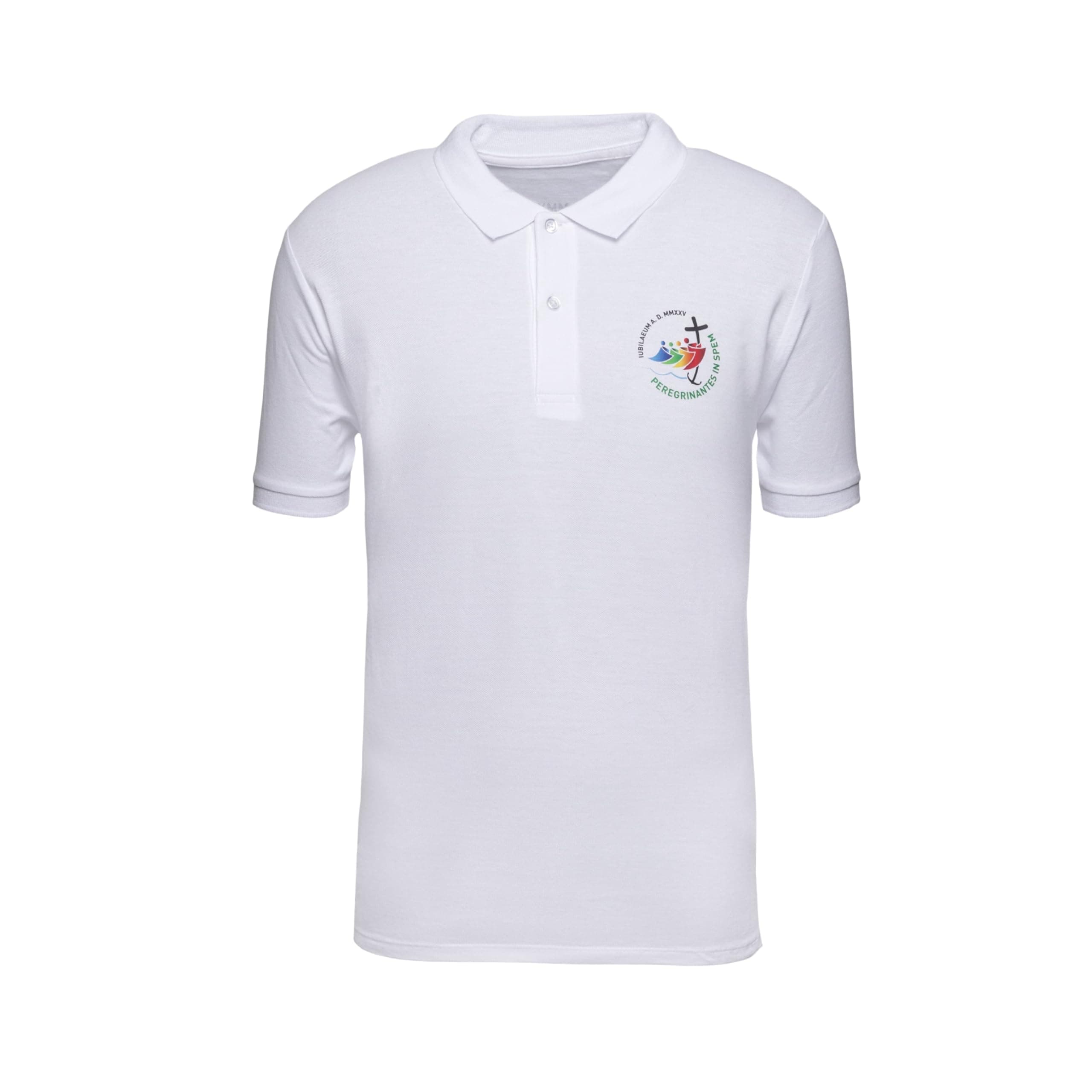 PILGRIM'S BACKPACKJubilee Logo Polo Shirt with Short Sleeves and Official Jubilee Product 2025