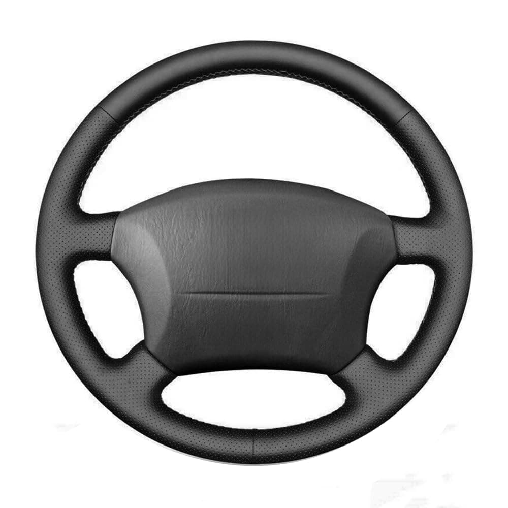 Loncky Leather Steering Wheel Cover for Toyota 4Runner 2003-2009 / Tacoma 2005-2011 /Tundra 2003-2006 /Sienna 2004-2010/Highlander 2004-2007 /Sequoia 2003-2007 /Camry 2005 2006 /Land Cruiser 2003-2007