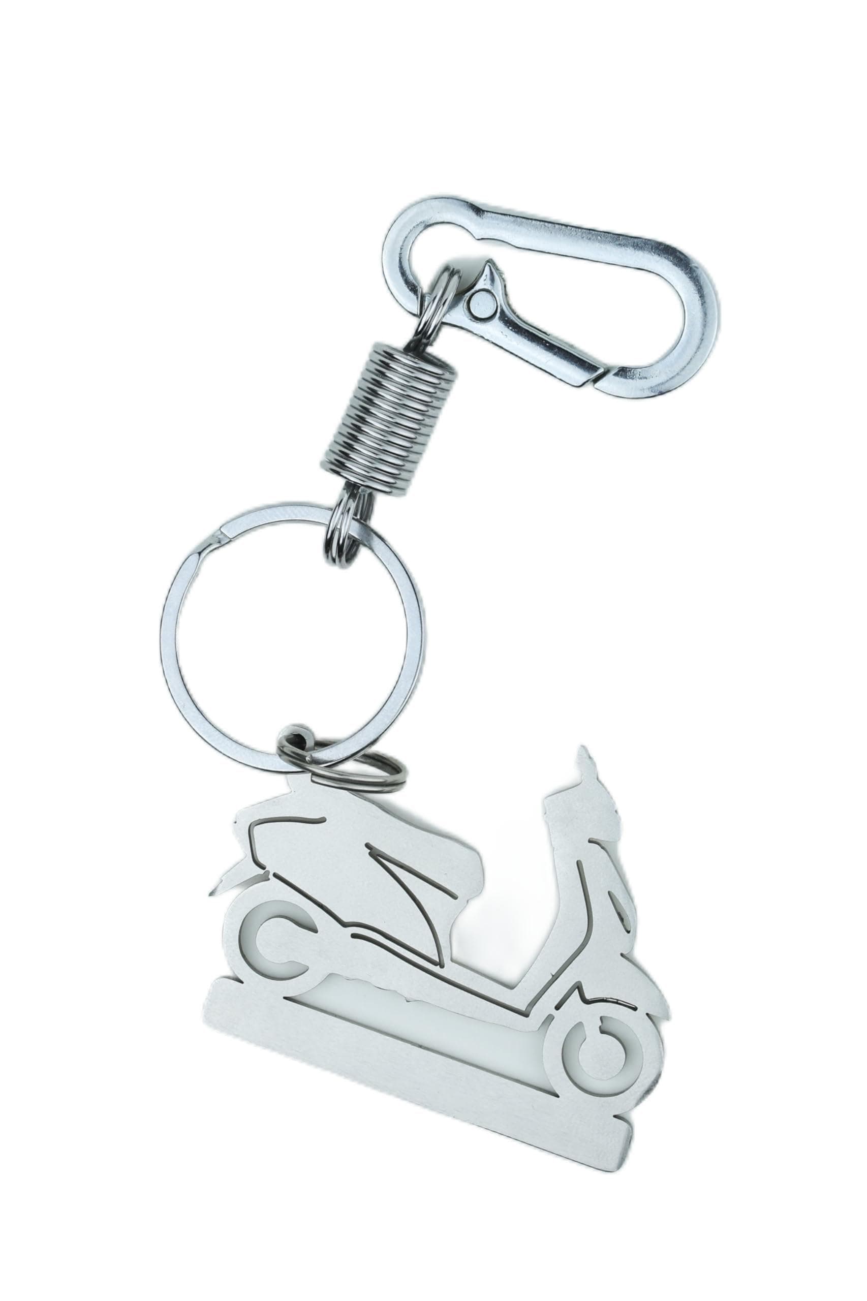 Bawli Booch Premium Personalized Black Laser Engraved Bike/Scooty Keychain - Customized with Your Bike/Scooty for a Unique and Stylish