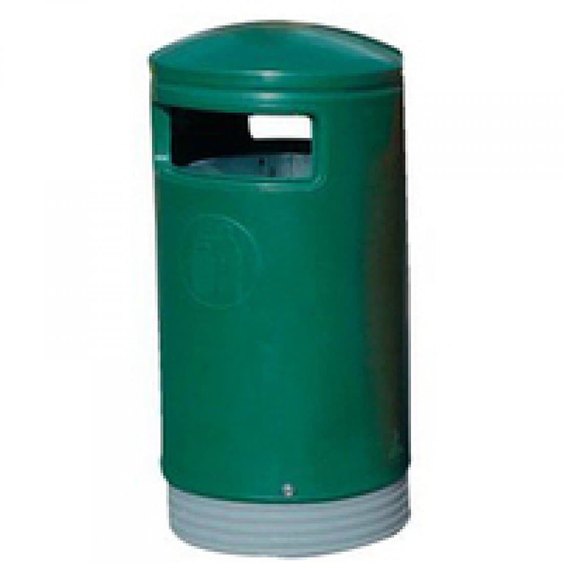 Outdoor Hooded Top Bin 75 Litre Green 321771