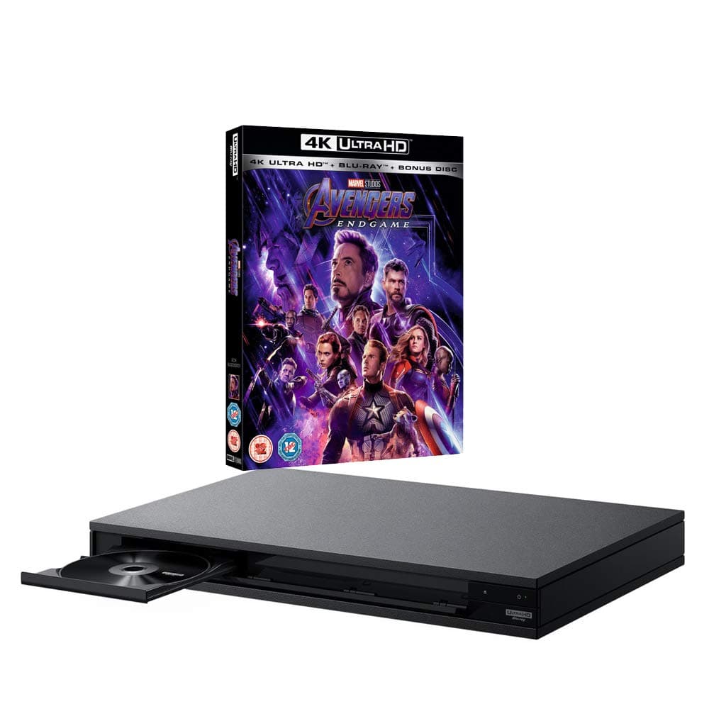 Sony UBP-X800M2 MULTIREGION Bundle including Avengers Endgame Ultra HD 4K Blu-ray Disc