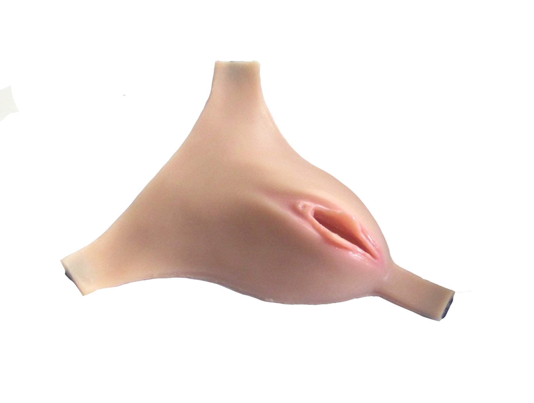 Crossdresser Panties Silicone Panty for Men Hiding Gaff Brief with Elastic Strap Yellow