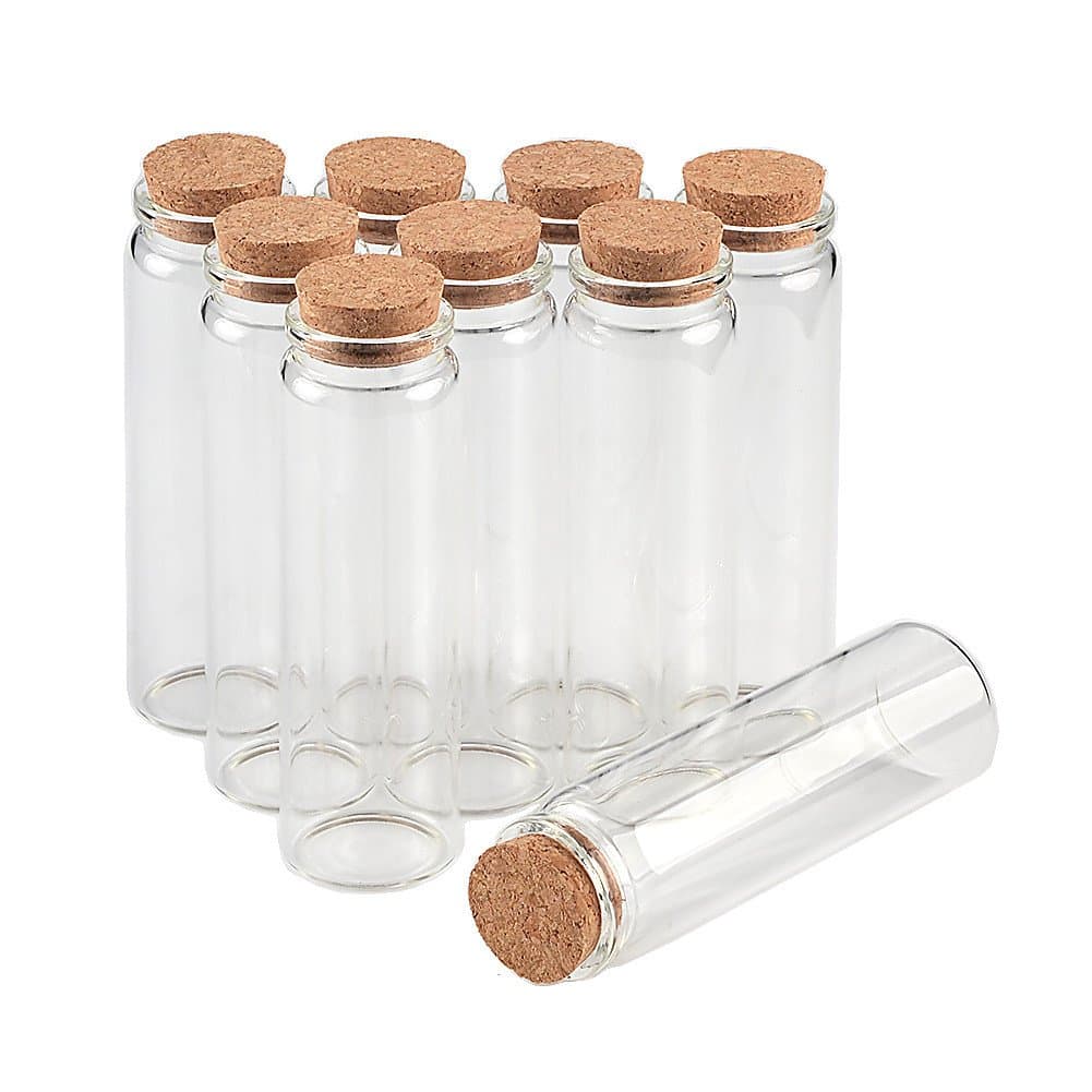 37x120x27mm 90ml Big Glass Jars Corks Bottles Gift Transparent Glass Vials Jars Wholesale Glass Bottles 50pcs/lot (50, 90ml-37x120x27mm)