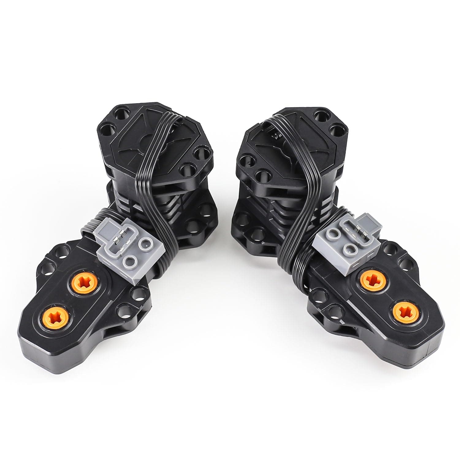 2pcs 5292 Buggy-Motor Technical Parts Compatible with Lego-Motor-Kit, Power Functions Assembled Building Block for Buggy Sports Car