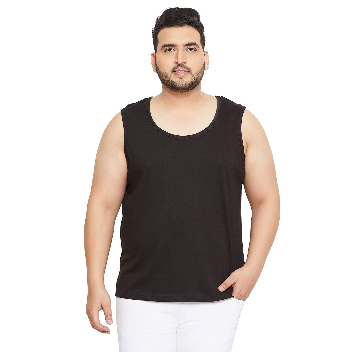 BigbananaPlus Size Men's Cotton Vest