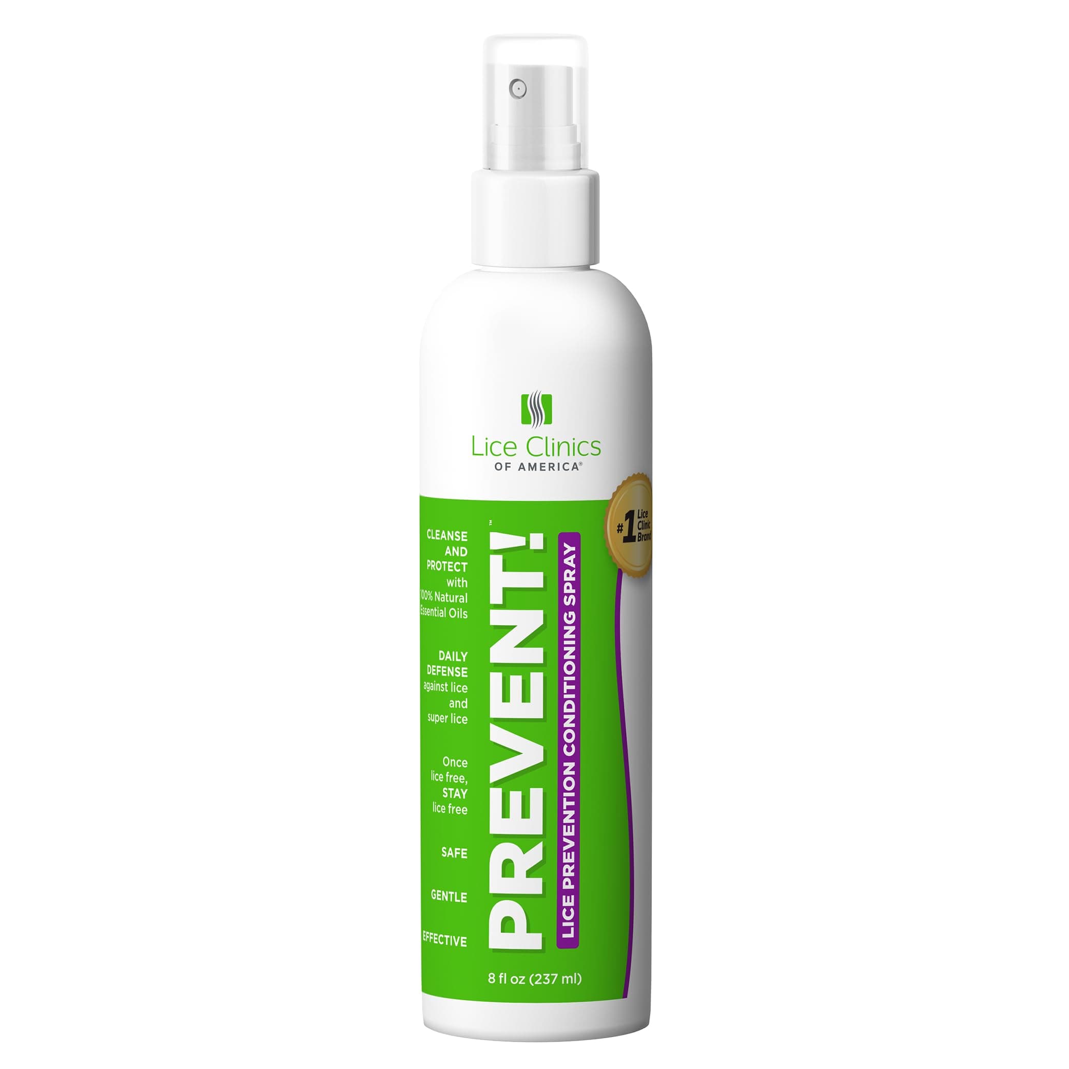 Lice Clinics of America Daily Lice Prevention Conditioning Spray – Repel Lice with 100% Natural Essential Oil